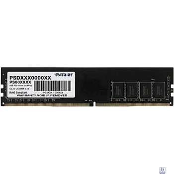 Patriot DDR4 8GB 3200MHz PSD48G32002 Signature RTL PC4-25600 CL22 DIMM 288-pin 1.2В single rank Ret