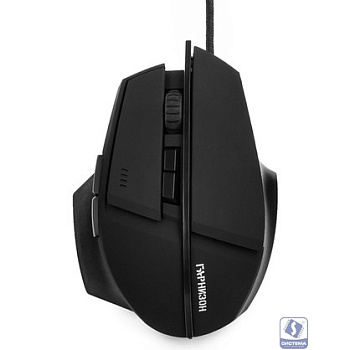 Гарнизон Мышь игровая GM-740G, "Альтаир", код "Survarium", USB, чип Х3, черн., софт тач, 2400 DPI, 6кн