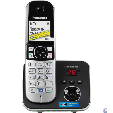 Panasonic KX-TG6821RUB  (черный) 
