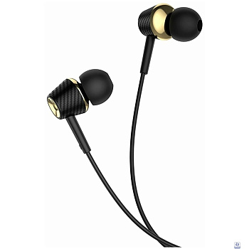 HOCO M70/ Наушники + микрофон/ Кнопка ответа/ 1.2м/ 3.5 mm jack/ Black