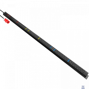 NTSS Блок распр.питания NTSS, Basic, 3ф32А, 22кВт, 6 гидр.авт., (36)С13, (6)С19, сталь, 3м каб., вил. IEC 60309 NTSS-PDU-KB513606-3025