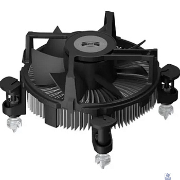 Кулер для процессора/ CPU Cooler PCCooler R94-V2 (65W, 4-pin PWM, 56mm, Al/Cu, -mm, 1x94mm, 34.44CFM, 27.3dBA, 2400RPM, S: 1700/1851, silver, black)