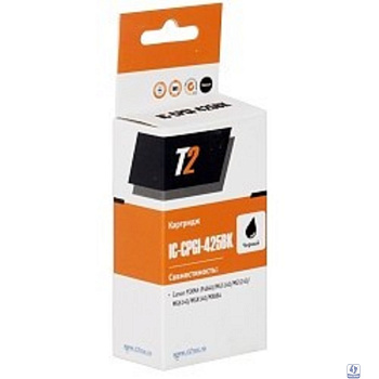 T2 PGI-425BK Картридж (IC-CPGI-425BK) для Canon PIXMA  iP4840/MG5140/MG6140/MG8140/MX884, черный с чипом