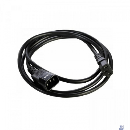 NTSS Шнур питания NTSS для БРП IEC 60320 C13 –  IEC 60320 C14, 3х0.75, 1 м, ГОСТ NTSS-PC13141
