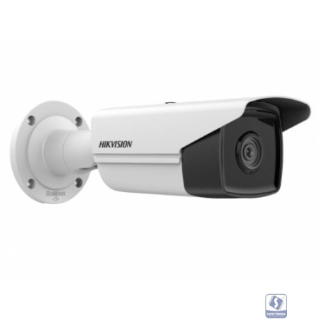 HIKVISION DS-2CD2T43G2-4I(6mm) 4Мп уличная цилиндрическая IP-камера с EXIR-подсветкой до 80м и технологией AcuSense