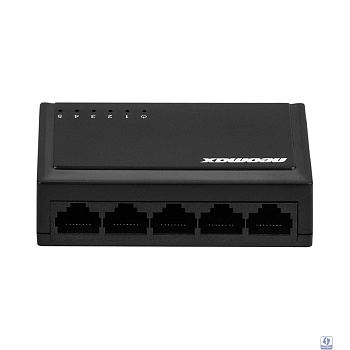 NEOMAX неуправляемый коммутатор NMS-105P-100-P, 5 портов 100 Mbps, пластик