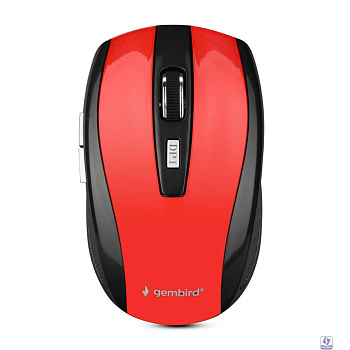 Мышь беспров. Gembird MUSW-330-3, 2.4ГГц, красный